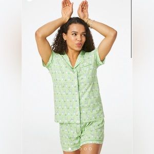 Roller Rabbit Bunny Luck Polo Pajamas